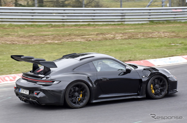ポルシェ 911 GT2 RS 次期型プロトタイプ(スクープ写真)