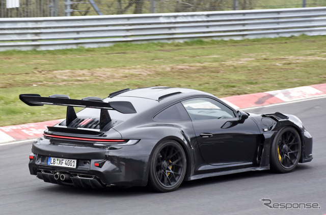 ポルシェ 911 GT2 RS 次期型プロトタイプ(スクープ写真)