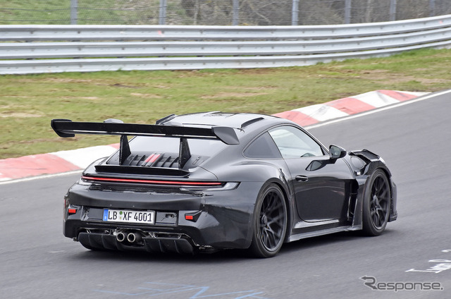 ポルシェ 911 GT2 RS 次期型プロトタイプ(スクープ写真)