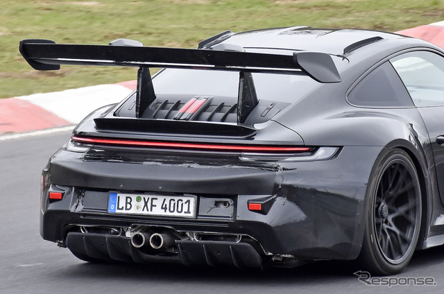 ポルシェ 911 GT2 RS 次期型プロトタイプ(スクープ写真)