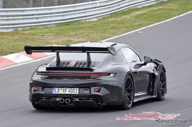 ポルシェ 911 GT2 RS 次期型プロトタイプ(スクープ写真)