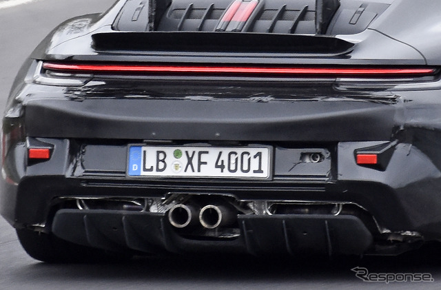 ポルシェ 911 GT2 RS 次期型プロトタイプ(スクープ写真)
