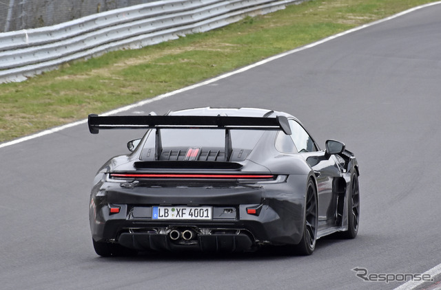ポルシェ 911 GT2 RS 次期型プロトタイプ(スクープ写真)