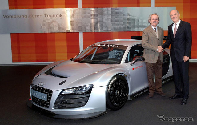 アウディ R8 レース仕様…第1号車をデリバリー