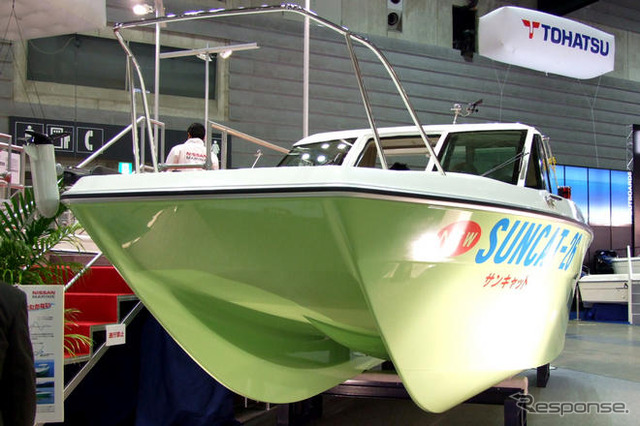 【横浜ボートショー09】1000隻売れたヒットモデルが復活…日産マリーン