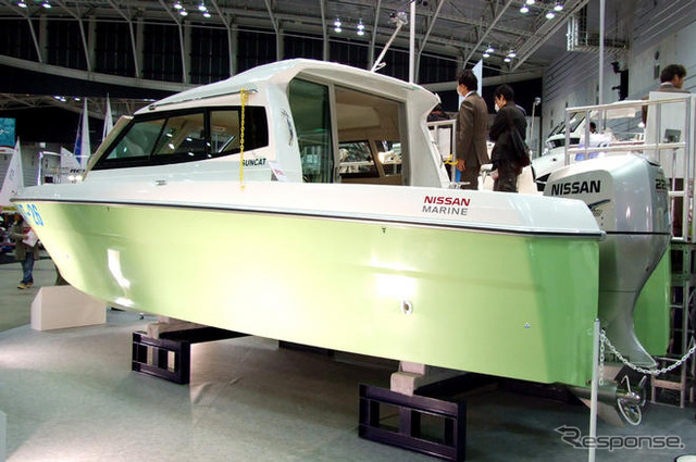 【横浜ボートショー09】1000隻売れたヒットモデルが復活…日産マリーン
