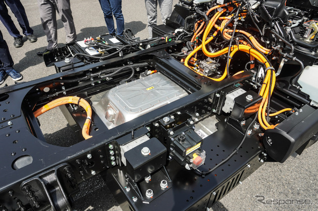 三菱ふそう eキャンター 新型のバッテリー