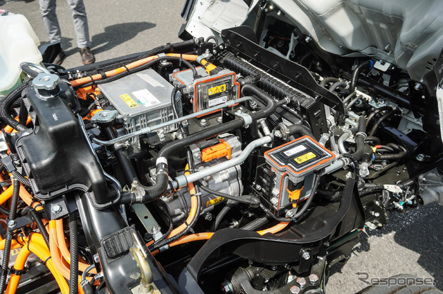 三菱ふそう eキャンター 新型のEVパワートレイン