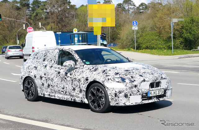BMW 1シリーズ 次期型プロトタイプ(スクープ写真)