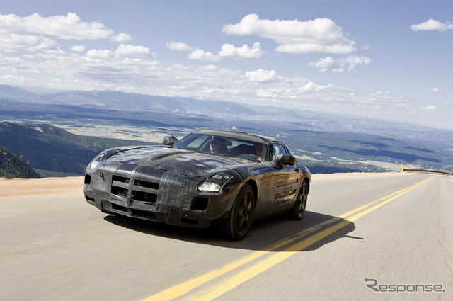 メルセデスベンツ SLS AMG…ガルウイングの新型スーパーカー
