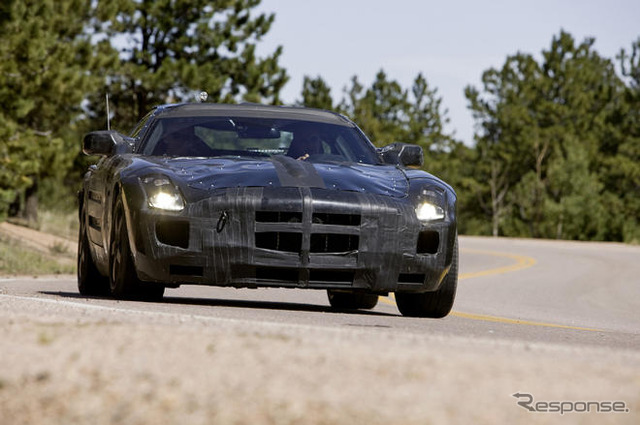 メルセデスベンツ SLS AMG…ガルウイングの新型スーパーカー