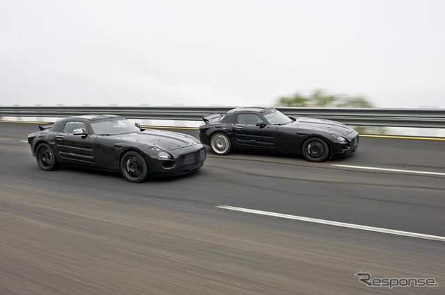 メルセデスベンツ SLS AMG…ガルウイングの新型スーパーカー