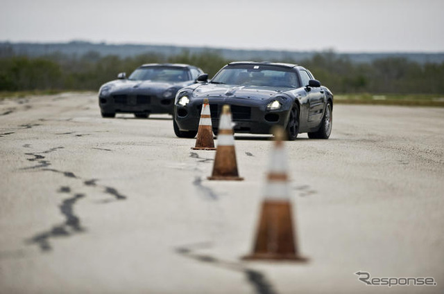 メルセデスベンツ SLS AMG…ガルウイングの新型スーパーカー