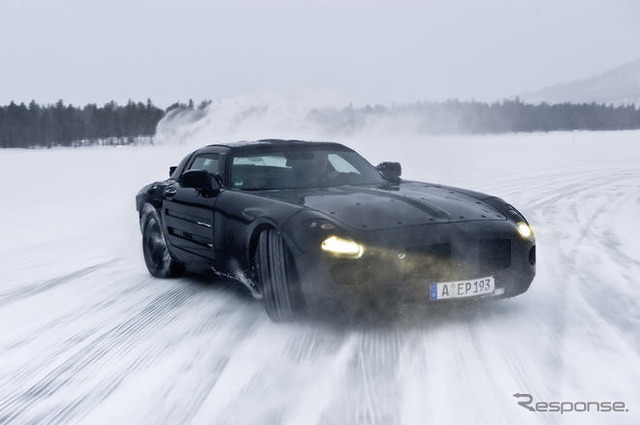 メルセデスベンツ SLS AMG…ガルウイングの新型スーパーカー