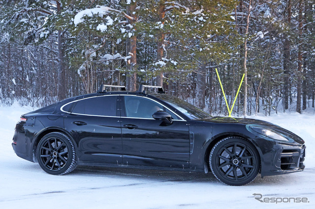 ポルシェ パナメーラ 次期型プロトタイプ(スクープ写真)