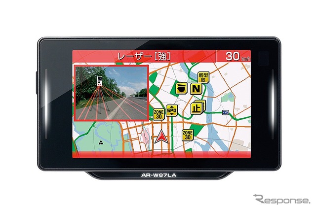 新型レーザー式移動オービス対応Wi-Fi搭載モデルのセルスター工業AR-W87LA