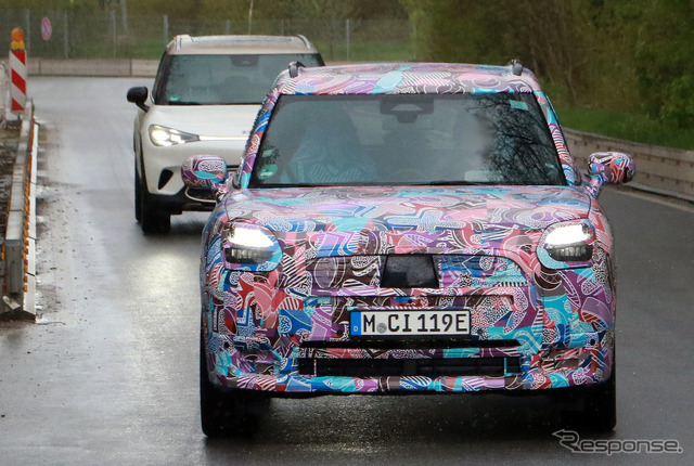 MINI クロスオーバーEV 次期型プロトタイプ(スクープ写真)