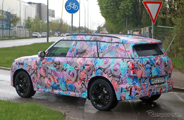 MINI クロスオーバーEV 次期型プロトタイプ(スクープ写真)