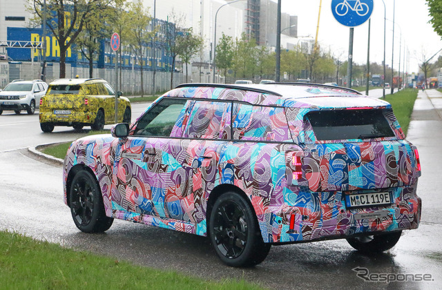 MINI クロスオーバーEV 次期型プロトタイプ(スクープ写真)