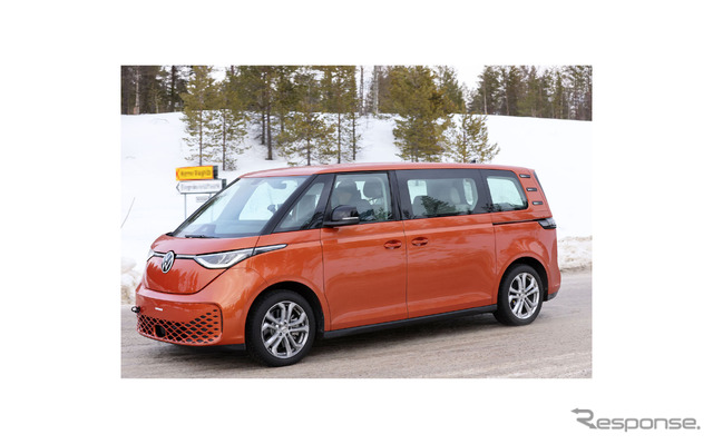 VW ID. Buzz ロングバージョン 市販型プロトタイプ（スクープ写真）