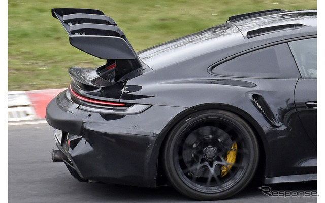 ポルシェ 911 GT2 RS 次期型プロトタイプ（スクープ写真）