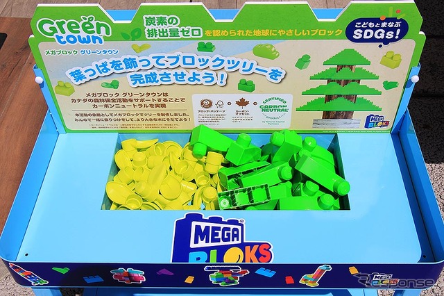 メガブロックグリーンタウンが蓮田サービスエリア上り線に出没(5月2・3日)