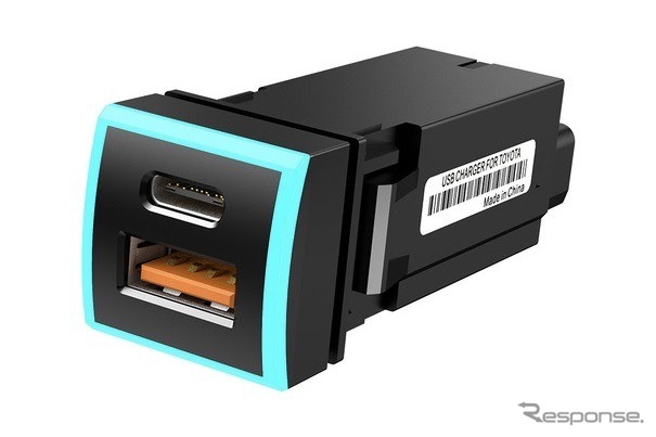 PD+QC3.0 2USBポート【K-USB01-T3B】