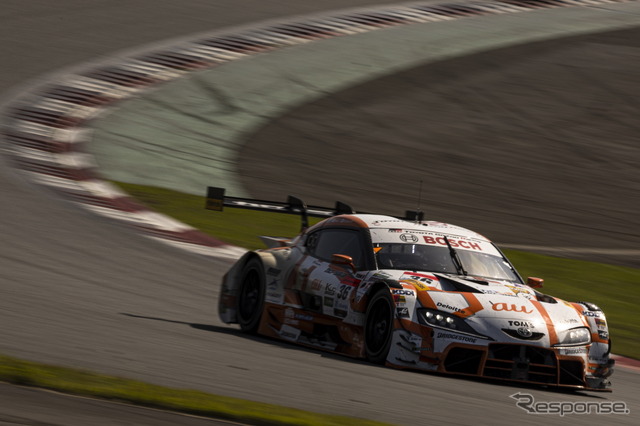 優勝した#36 au TOM'S GR Supra(坪井翔/宮田莉朋)