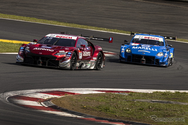3位の#17 Astemo NSX-GT(塚越広大/松下信治)