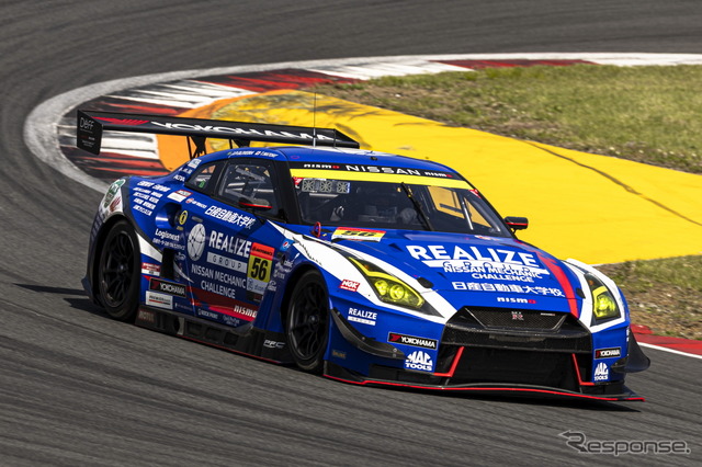 GT300クラス優勝の#56 リアライズ日産メカニックチャレンジGT-R(JP・デ・オリベイラ/名取鉄平)
