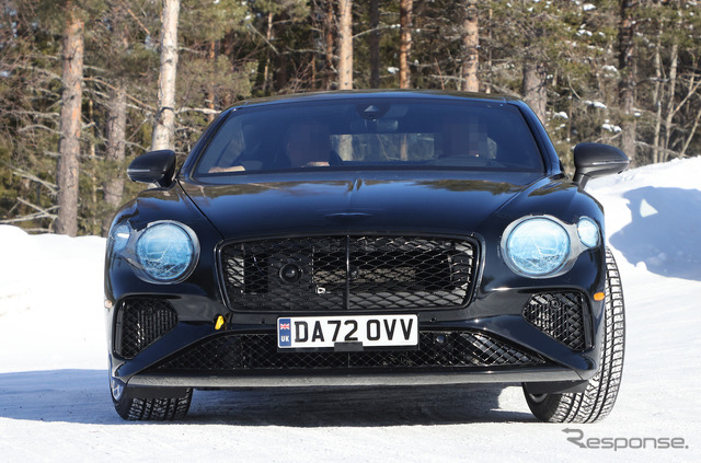 ベントレー コンチネンタルGT 改良新型プロトタイプ(スクープ写真)