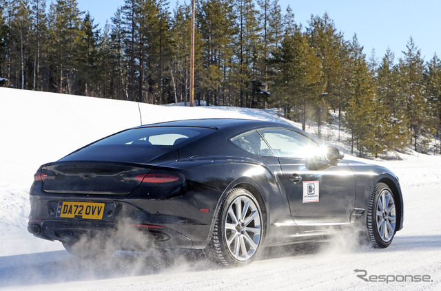 ベントレー コンチネンタルGT 改良新型プロトタイプ(スクープ写真)