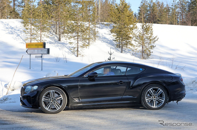 ベントレー コンチネンタルGT 改良新型プロトタイプ(スクープ写真)