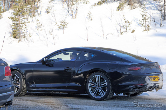 ベントレー コンチネンタルGT 改良新型プロトタイプ(スクープ写真)