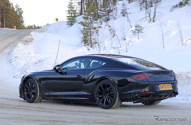 ベントレー コンチネンタルGT 改良新型プロトタイプ(スクープ写真)