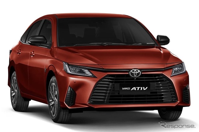 トヨタ・ヤリスエイティブ。ダイハツが開発、トヨタがタイで販売