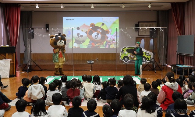 交通安全教室の様子