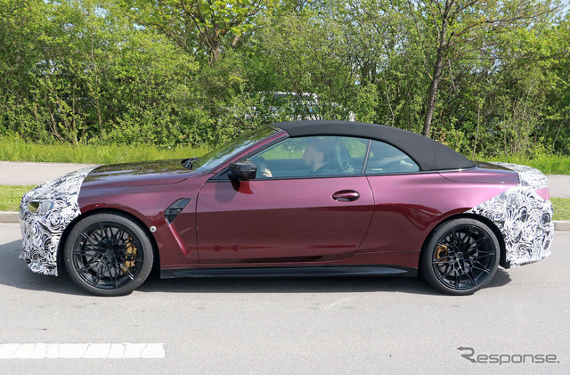 BMW M4カブリオレ 改良新型プロトタイプ(スクープ写真)