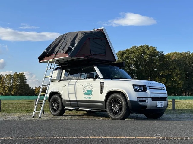 出展予定のCarstay登録キャンピングカー:ランドローバー ディフェンダー