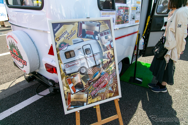 初めての車中泊に最適な「ちょうどいいサイズ」のバンコン＆トレーラーをカーショップスリーセブンが出展…神奈川キャンピングカーフェア