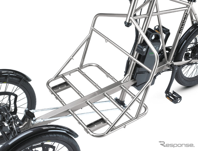 約120Lの大容量を搭載することができる積載スペース(noslisu cargo)