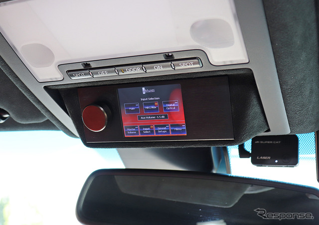 「パワーアンプ内蔵DSP」を核としてシステムが構築されたオーディオカーの一例(製作ショップ:アミューズ<広島県>)。