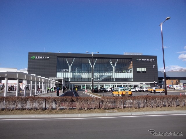 新幹線が停車する新函館北斗駅