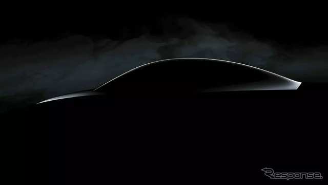 テスラの新型EVのティザー写真
