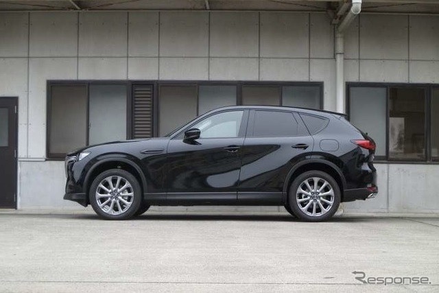 DEVIDE UP210 MAZDA CX-60（KH3P：ディーゼル）用実装例（アップ量：F +25mm／R +17mm）