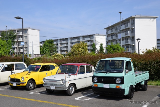 小さくて可愛いサブロク軽が大集合…昭和平成 旧軽自動車大展示会