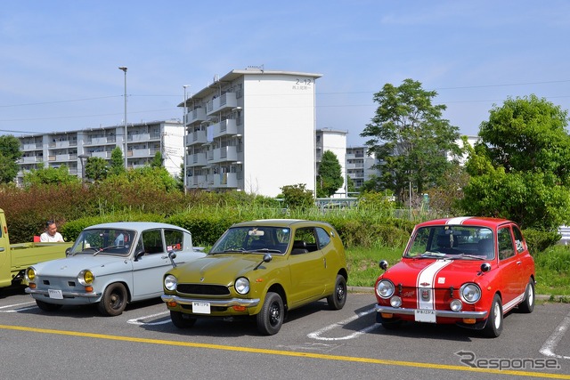 小さくて可愛いサブロク軽が大集合…昭和平成 旧軽自動車大展示会