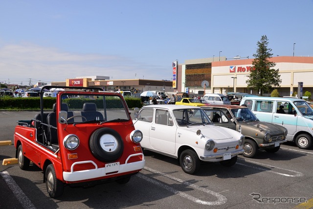 小さくて可愛いサブロク軽が大集合…昭和平成 旧軽自動車大展示会