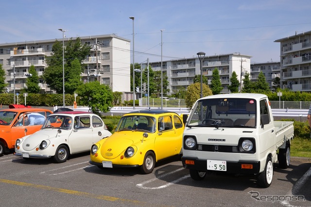 小さくて可愛いサブロク軽が大集合…昭和平成 旧軽自動車大展示会