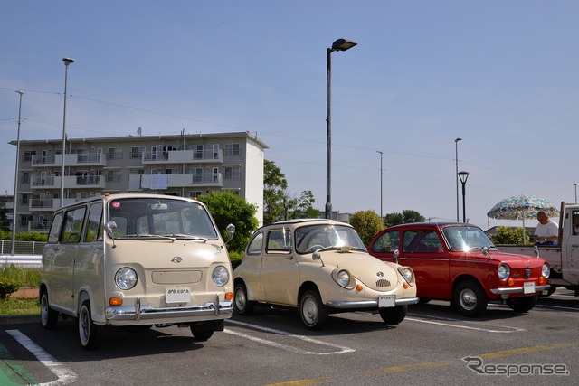 小さくて可愛いサブロク軽が大集合…昭和平成 旧軽自動車大展示会